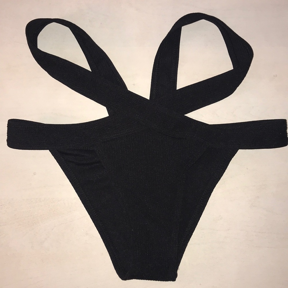 Zaful Black bikini bottom